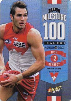 2014 Select AFL Champions - Milestone Game Foils #MG73 Josh Kennedy Front